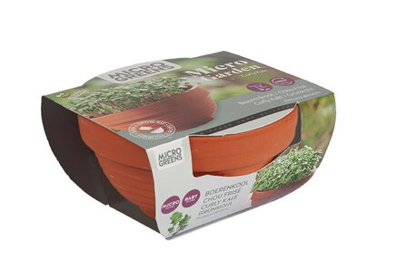 Buzzy&reg; Microgreens Terracotta schaal Boerenkool