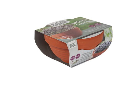 Buzzy&reg; Microgreens Terracotta schaal Rode Mizuna