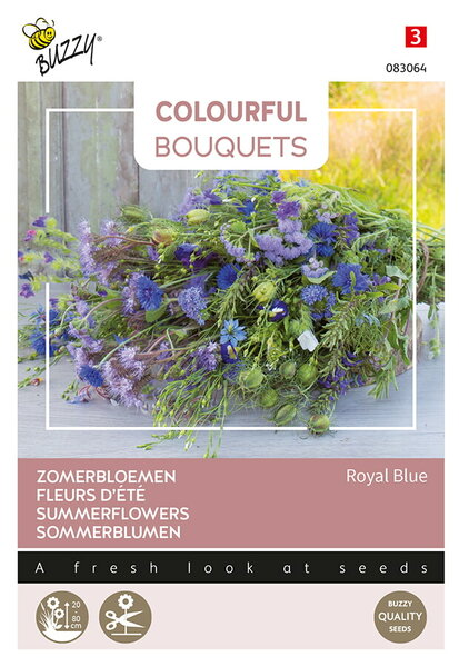 Buzzy&reg; Colourful Bouquets, Royal Blue