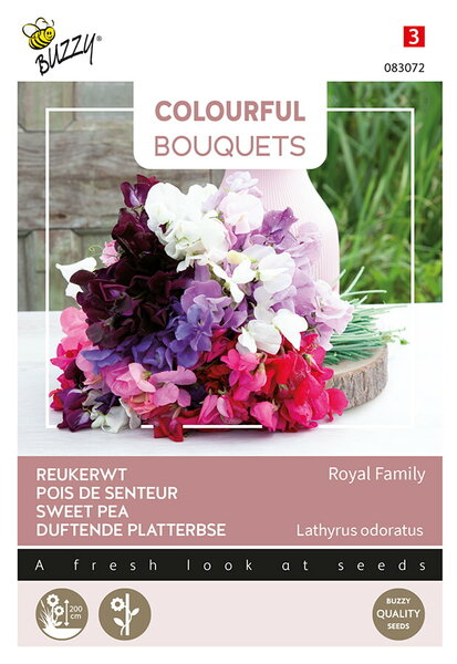 Buzzy&reg; Colourful Bouquets, Royal Family (lathyrus)