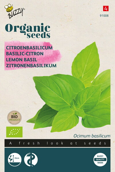 Buzzy&reg; Organic Basilicum Citroensmaak (BIO)