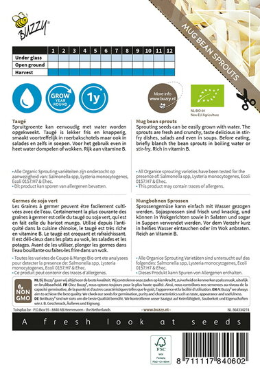 Buzzy&reg; Organic Sprouting Taug&eacute;  (BIO)