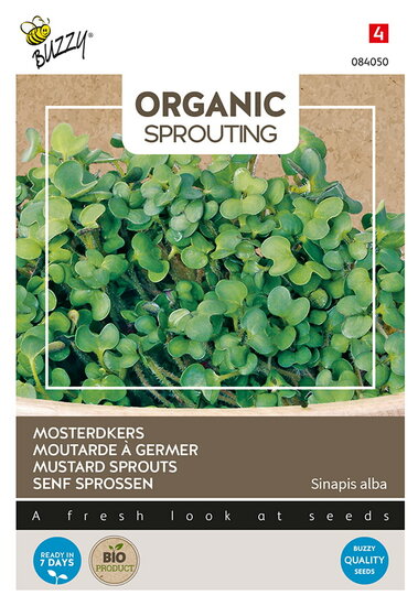 Buzzy&reg; Organic Sprouting Mosterdkers  (BIO)