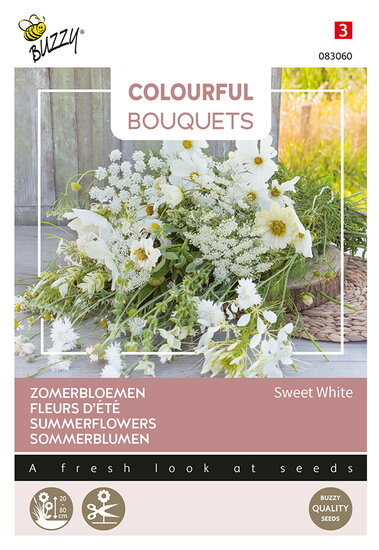 Buzzy&reg; Colourful Bouquets, Sweet White