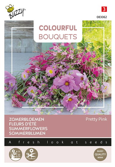 Buzzy&reg; Colourful Bouquets, Pretty Pink