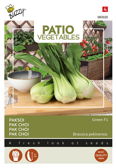 Buzzy&reg; Patio Veggies, Pak Choi Green F1