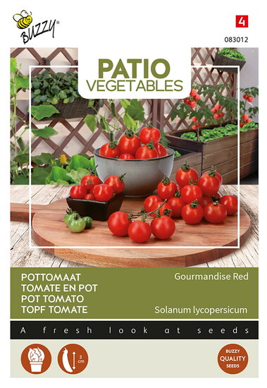 Buzzy&reg; Patio Veggies, Tomaat Gourmandise Red