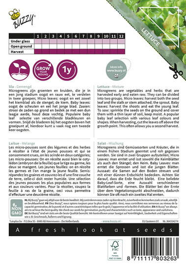 Buzzy&reg; Microgreens, Sla gemengd