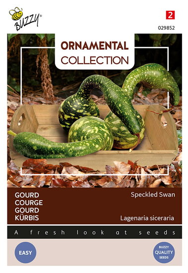 Buzzy&reg; Ornamental Gourd Speckled Swan (Lagenaria siceraria)