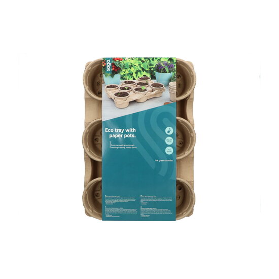 SOGO Eco kweektray incl. 8 paperpots 