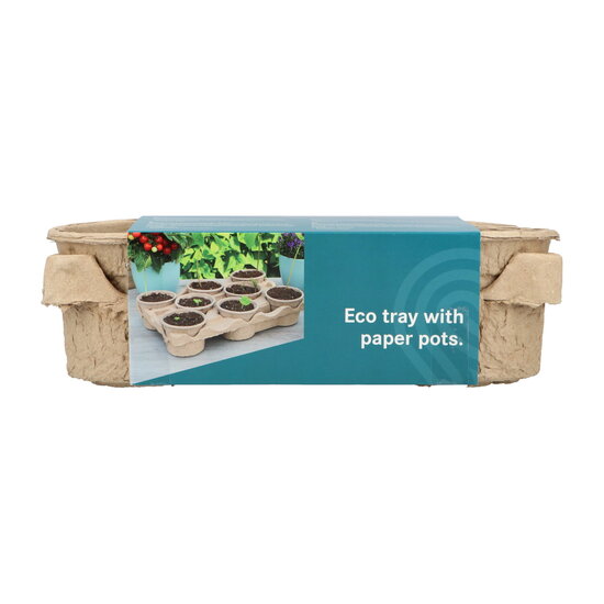 SOGO Eco kweektray incl. 8 paperpots 