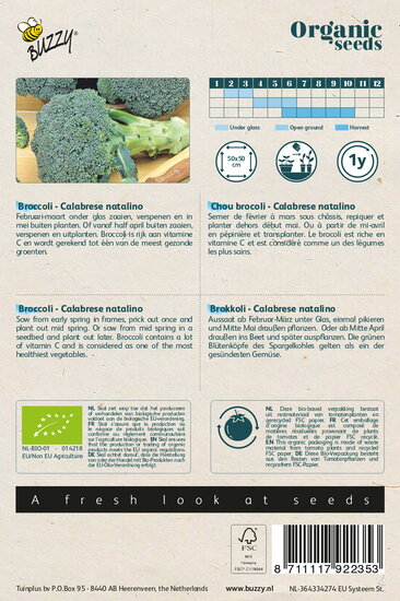Buzzy&reg; Organic Broccoli Calabrese natalino (BIO)