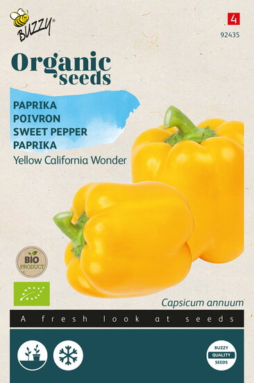 Buzzy&reg; Organic Paprika Yellow California Wonder (BIO)