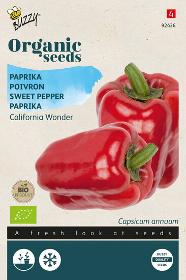 Buzzy&reg; Organic Paprika California Wonder  (BIO)