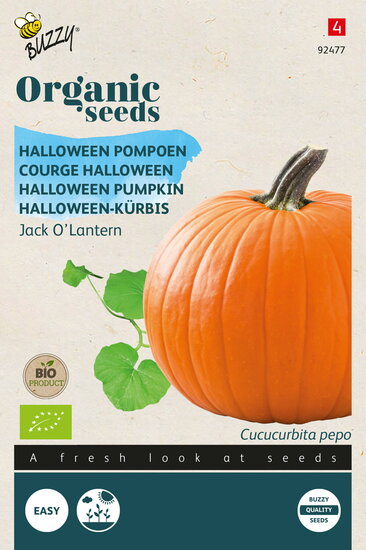 Buzzy&reg; Organic Pompoen Jack O&#039;Lantern (BIO)