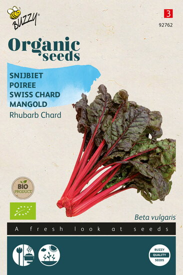 Buzzy&reg; Organic Snijbiet Rhubard Chard  (BIO)