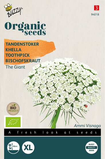 Buzzy&reg; Organic Ammi visnaga, Tandenstoker (BIO)