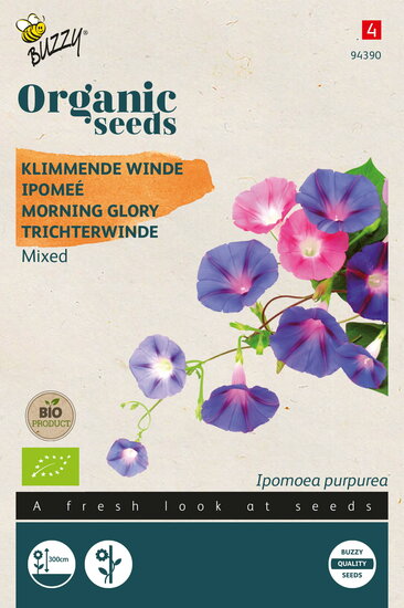 Buzzy&reg; Organic Ipomoea, Klimmende Winde gemengd  (BIO)