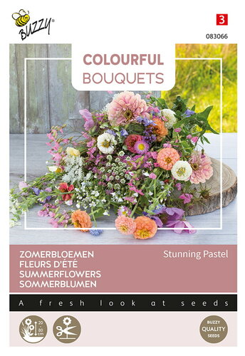 Buzzy® Colourful Bouquets, Stunning Pastel gemengd