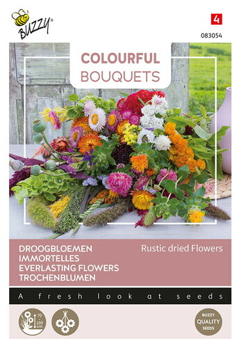 Buzzy® Colourful Bouquets, Rustic dried flowers
