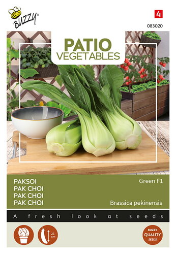 Buzzy® Patio Veggies, Pak Choi Green F1