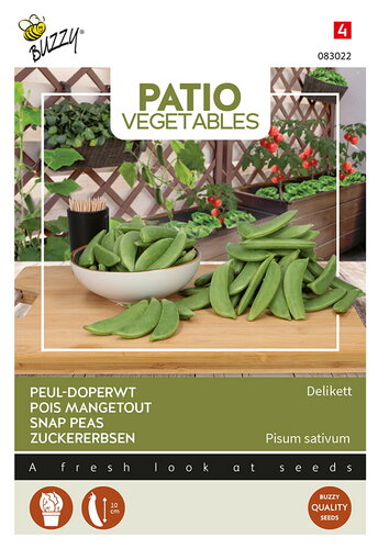 Buzzy® Patio Veggies, Peul-Doperwt Delikett Buzzy® Patio Veggies, Peul-Doperwt Delikett