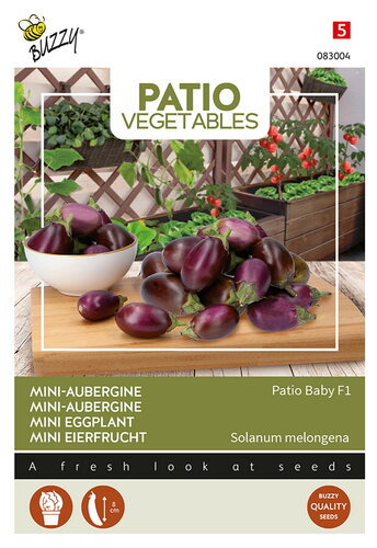 Buzzy® Patio Veggies, Aubergine Patio Baby F1