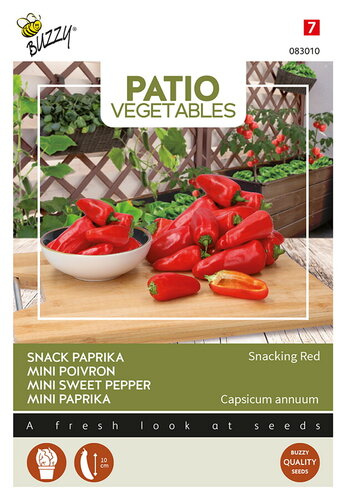 Buzzy® Patio Veggies, Paprika Snacking Red
