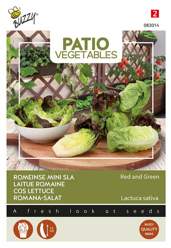 Buzzy® Patio Veggies, Romeinse Mini-sla (gemengd)