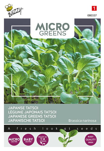 Buzzy® Microgreens, Tatsoi Buzzy® Microgreens, Tatsoi