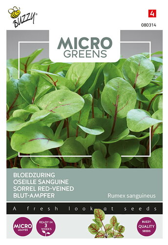 Buzzy® Microgreens, Bloedzuring Buzzy® Microgreens, Bloedzuring