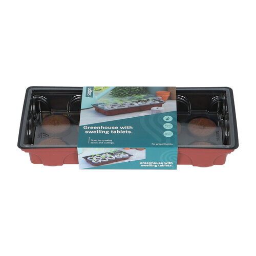 SOGO Kweekkas incl. 10 aardetabletten 
