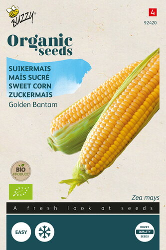 Buzzy® Organic Suikermais Golden Bantam  (BIO) Buzzy® Organic Suikermais Golden Bantam  (BIO)