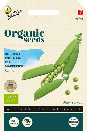Buzzy® Organic Doperwt Karina 50g (BIO) Buzzy® Organic Doperwt Karina 50g (BIO)